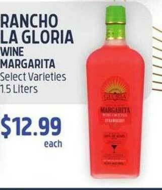 Food 4 Less Rancho La Gloria Wine Margarita offer