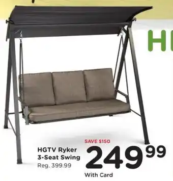 HGTV Ryker 3-Seat Swing