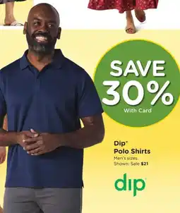 Kroger Dip Polo Shirts offer