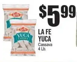 Extra Supermarket La fe yuca cassava offer