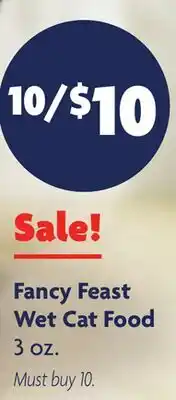 Family Dollar Fancy Feast Wet Cat Food offer