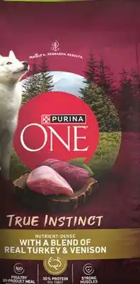 Family Dollar Purina ONE True Instinct Dry Dog Food offer