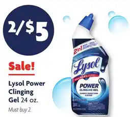 Family Dollar Lysol Power Clinging Gel offer