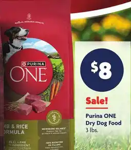 Family Dollar Purina ONE Dry Dog Food offer