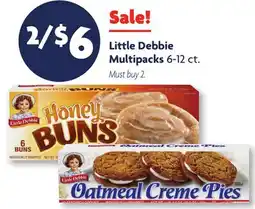 Family Dollar Little Debbie Multipacks offer