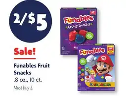 Family Dollar Funables Fruit Snacks offer