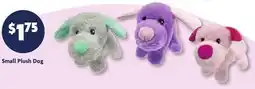 Family Dollar Small Plush Dog offer