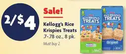 Family Dollar Kellogg's Rice Krispies Treats offer
