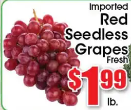 Supremo Foods Inc Imported Red Seedless Grapes offer