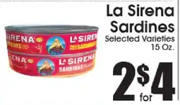 Supremo Foods Inc La Sirena Sardines offer