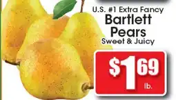 Supremo Foods Inc U.S. #1 Extra Fancy Bartlett Pears offer