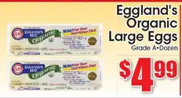 Supremo Foods Inc Eggland's Organic Large Eggs offer