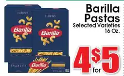 Supremo Foods Inc Barilla Pastas offer