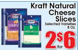 Supremo Foods Inc Kraft Natural Cheese Slices offer