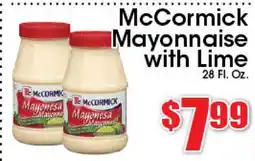 Supremo Foods Inc McCormick Mayonnaise with Lime offer