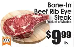 Supremo Foods Inc Bone-In Beef Rib Eye Steak offer