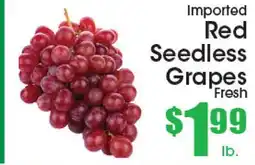 Supremo Foods Inc Red Seedless Grapes offer
