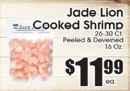 Supremo Foods Inc Jade Lion Cooked Shrimp offer