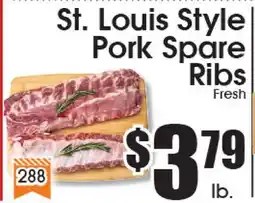 Supremo Foods Inc St. Louis Style Pork Spare Ribs offer