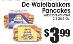 Supremo Foods Inc De Wafelbakkers Pancakes offer