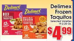 Supremo Foods Inc Delimex Frozen Taquitos offer
