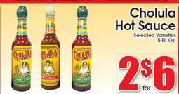 Supremo Foods Inc Cholula Hot Sauce offer