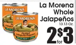 Supremo Foods Inc La Morena Whole Jalapeños offer