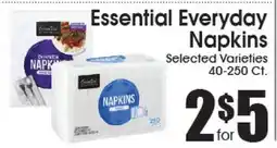 Supremo Foods Inc Essential Everyday Napkins offer