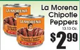 Supremo Foods Inc La Morena Chipotle Peppers offer