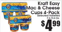 Supremo Foods Inc Kraft Easy Mac & Cheese Cups 4-Pack offer