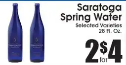 Supremo Foods Inc Saratoga Spring Water offer