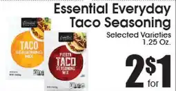 Supremo Foods Inc Essential Everyday Taco Seasoning offer