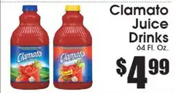 Supremo Foods Inc Clamato Juice Drinks offer