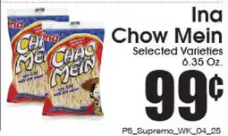 Supremo Foods Inc Ina Chow Mein offer
