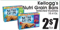 Supremo Foods Inc Kellogg's Nutri Grain Bars offer
