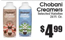 Supremo Foods Inc Chobani Creamers offer