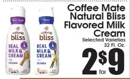 Supremo Foods Inc Coffee Mate Natural Bliss Flavored Milk Cream offer
