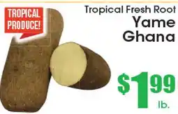 Supremo Foods Inc Tropical Fresh Root Yame Ghana offer