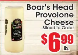 Supremo Foods Inc Boar's Head Provolone Cheese offer