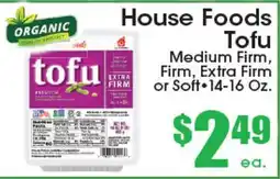 Supremo Foods Inc House Foods Tofu offer