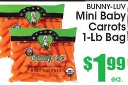 Supremo Foods Inc BUNNY-LUV Mini Baby Carrots offer