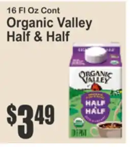Almonte's Food Dynasty Marketplace Organic Valley Half & Half offer