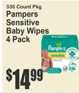 Almonte's Food Dynasty Marketplace Pampers Sensitive Baby Wipes offer