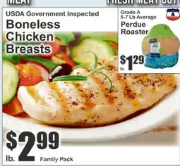 Almonte's Food Dynasty Marketplace USDA Government Inspected Boneless Chicken Breasts offer
