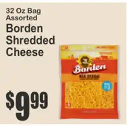Almonte's Food Dynasty Marketplace 32 Oz Bag Assorted Borden Shredded Cheese offer