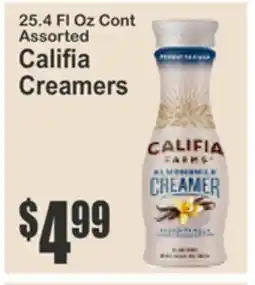 Almonte's Food Dynasty Marketplace 25.4 Fl Oz Cont Assorted Califia Creamers offer