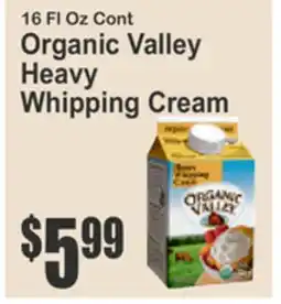 Almonte's Food Dynasty Marketplace Organic Valley Heavy Whipping Cream offer