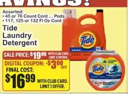 Almonte's Food Dynasty Marketplace Tide Laundry Detergent offer