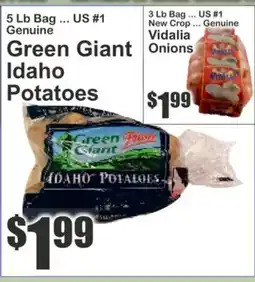 Almonte's Food Dynasty Marketplace Green Giant Idaho Potatoes offer