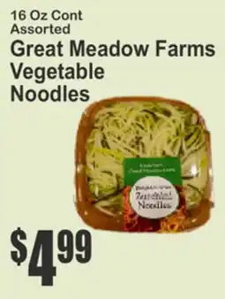 Almonte's Food Dynasty Marketplace Great Meadow Farms Vegetable Noodles offer